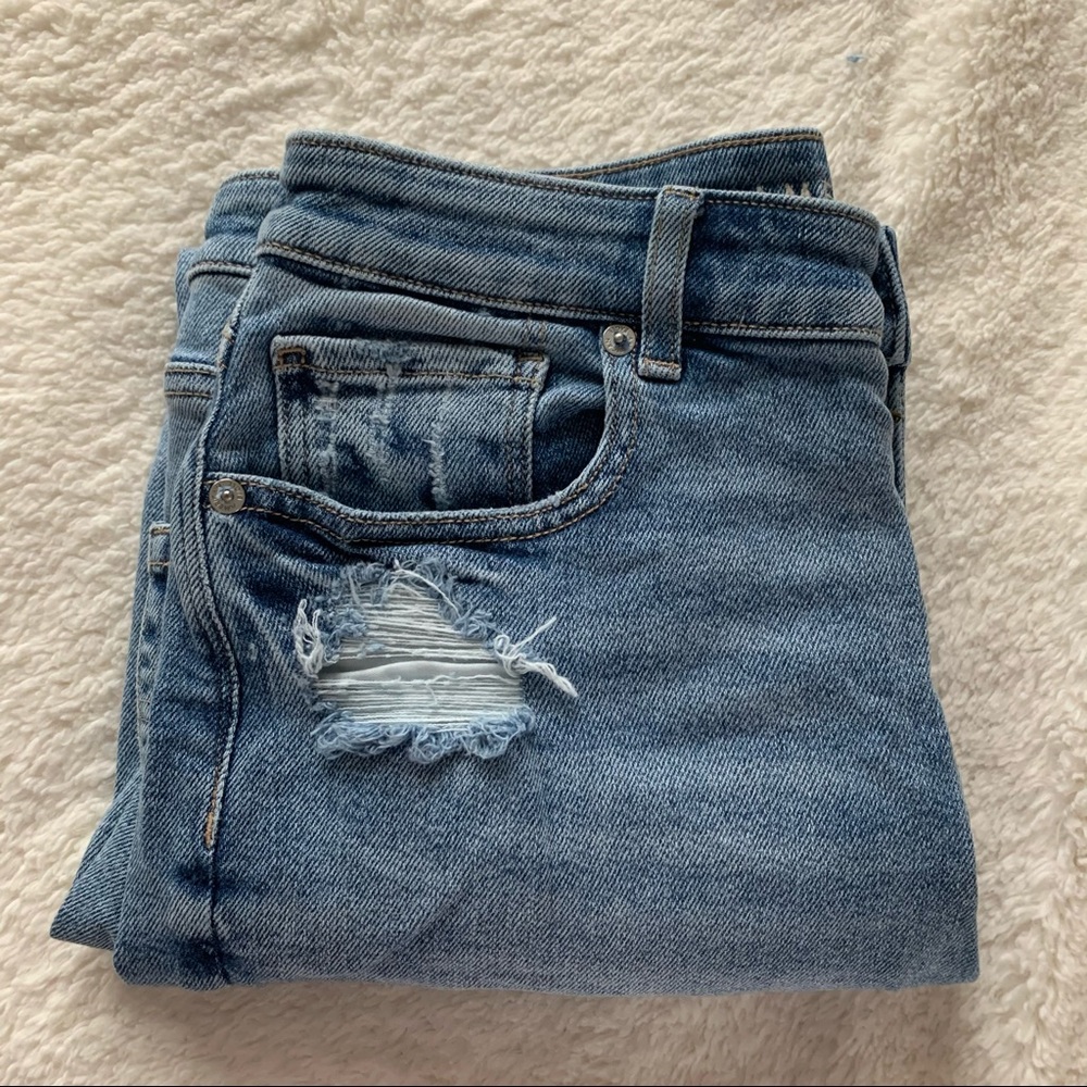 ripped mom jeans